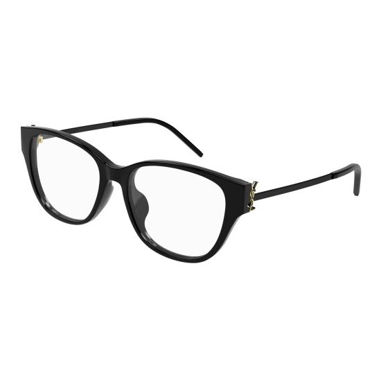 25FW 생로랑 안경 SL M48O C F 001 BLACK BLACK TRANSPARENT - SAINT LAURENT