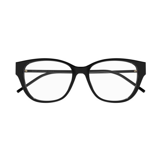 25FW 생로랑 안경 SL M48O C F 001 BLACK BLACK TRANSPARENT - SAINT LAURENT