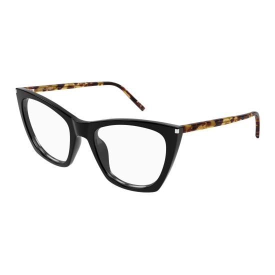25FW 생로랑 안경 SL 214 KATE THIN OPT 006 BLACK HAVANA TRANSPARENT - SAINT LAURENT
