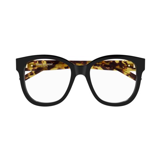 25FW 생로랑 안경 SL M97 008 BLACK HAVANA TRANSPARENT - SAINT LAURENT