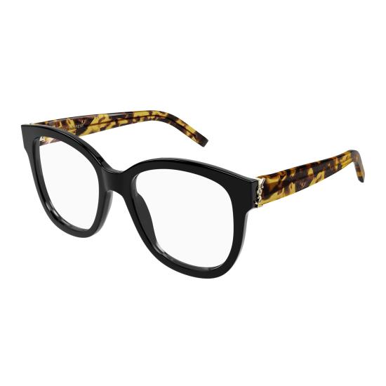 25FW 생로랑 안경 SL M97 008 BLACK HAVANA TRANSPARENT