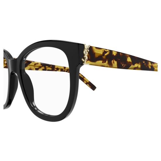 25FW 생로랑 안경 SL M97 008 BLACK HAVANA TRANSPARENT - SAINT LAURENT