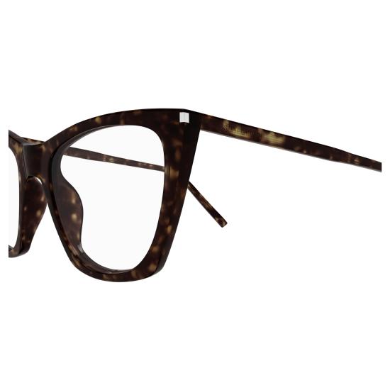 25FW 생로랑 안경 SL 214 KATE THIN OPT 002 HAVANA HAVANA TRANSPARENT - SAINT LAURENT