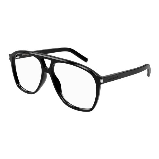 25FW 생로랑 선글라스 SL 596 DUNE OPT 001 BLACK BLACK TRANSPARENT - SAINT LAURENT