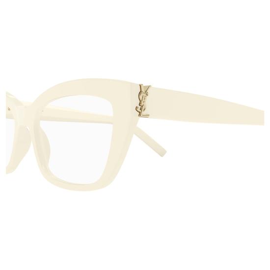 25FW 생로랑 안경 SL M117 005 IVORY IVORY TRANSPARENT