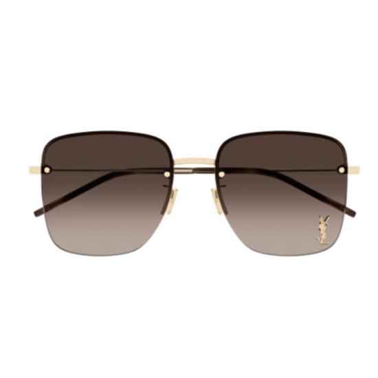 26SS 생로랑 선글라스 SL 312 M 008 GOLD GOLD BROWN - SAINT LAURENT