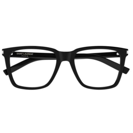 25FW 생로랑 선글라스 SL 717 SLIM 001 BLACK BLACK TRANSPARENT - SAINT LAURENT