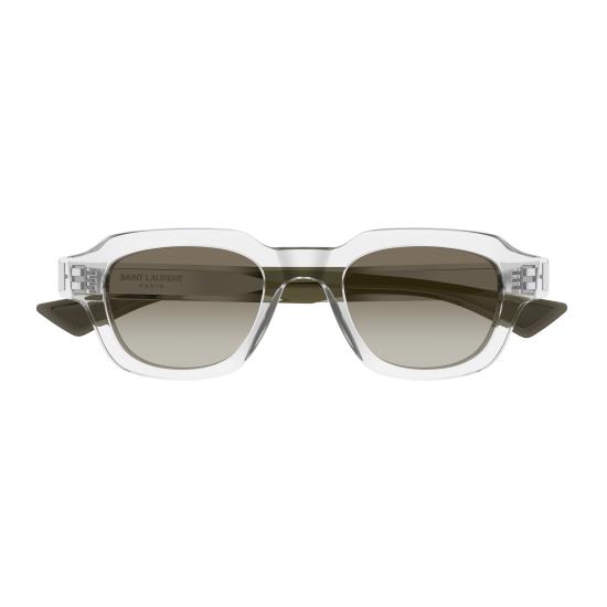 25FW 생로랑 선글라스 SL 791 004 CRYSTAL CRYSTAL GREEN - SAINT LAURENT