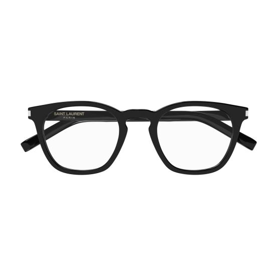 25FW 생로랑 선글라스 SL 28 OPT 001 BLACK BLACK TRANSPARENT - SAINT LAURENT