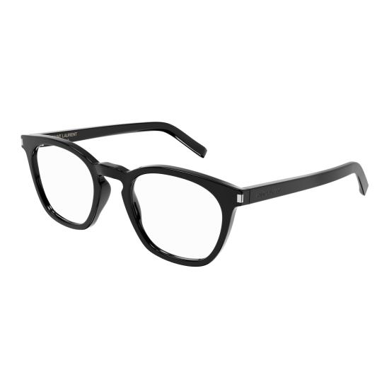 25FW 생로랑 선글라스 SL 28 OPT 001 BLACK BLACK TRANSPARENT - SAINT LAURENT