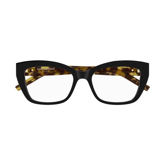 25FW 생로랑 안경 SL M117 007 BLACK HAVANA TRANSPARENT - SAINT LAURENT