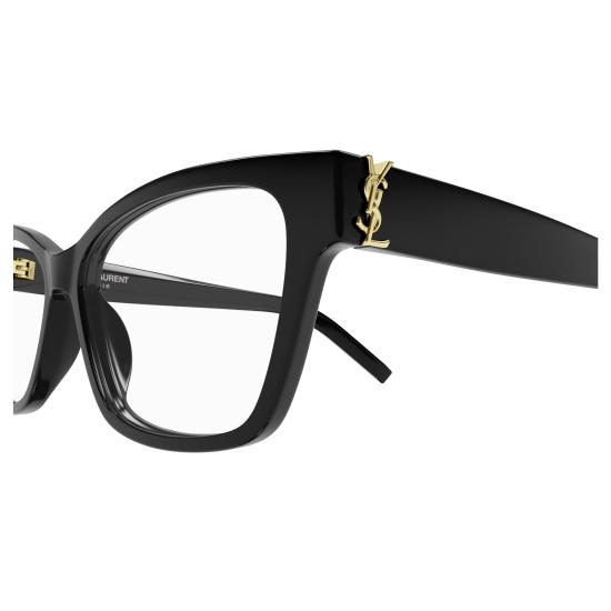 25FW 생로랑 안경 SL M116 001 BLACK BLACK TRANSPARENT
