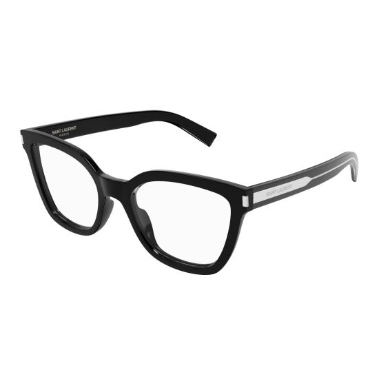 25FW 생로랑 안경 SL 748 001 BLACK CRYSTAL TRANSPARENT