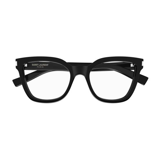 25FW 생로랑 안경 SL 748 001 BLACK CRYSTAL TRANSPARENT - SAINT LAURENT