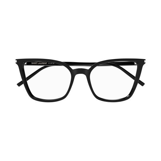 25FW 생로랑 안경 SL 669 002 BLACK BLACK TRANSPARENT