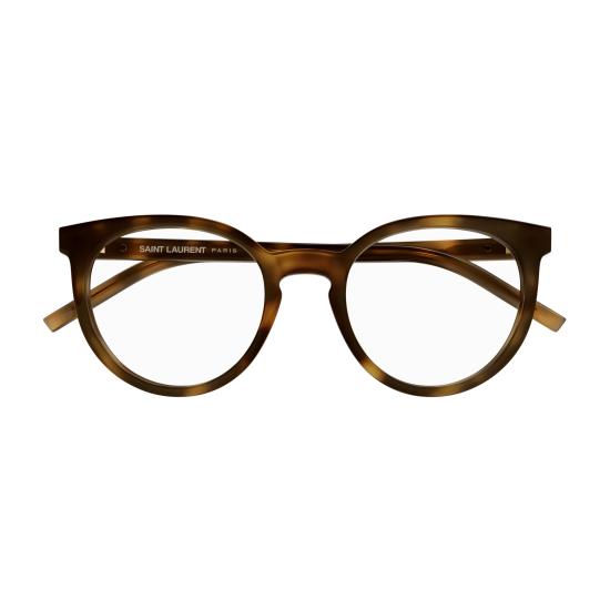 25FW 생로랑 안경 SL M147 003 HAVANA HAVANA TRANSPARENT - SAINT LAURENT