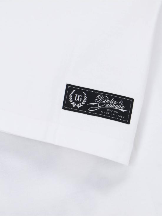 26SS 돌체앤가바나 반팔 티셔츠 G8PN9Z G7POP W0800 White - DOLCE & GABBANA