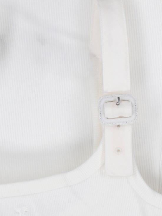 26SS 쿠레쥬 민소매 티셔츠 126JDE153JS0194 0001 White - COURREGES