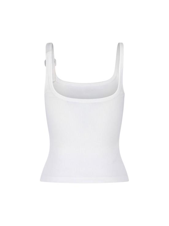 26SS 쿠레쥬 민소매 티셔츠 126JDE153JS0194 0001 White - COURREGES