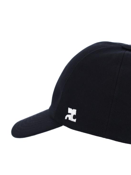 26SS 쿠레쥬 볼캡 125ACT039CO0024 9999 Black - COURREGES