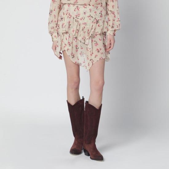 26SS 이자벨마랑에뚜왈 숏 스커트 JU0486FAD1J08E 90BE BEIGE