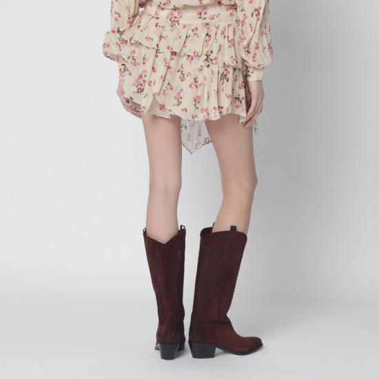 26SS 이자벨마랑에뚜왈 숏 스커트 JU0486FAD1J08E 90BE BEIGE - ISABEL MARANT ETOILE