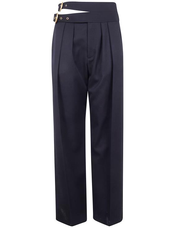 26SS 끌로에 스트레이트 팬츠 CH26SPA08067 001 BLACK - CHLOE