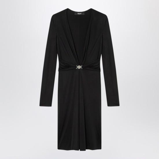 26SS 베르사체 미디 원피스 10226171A12497 1B000 BLACK