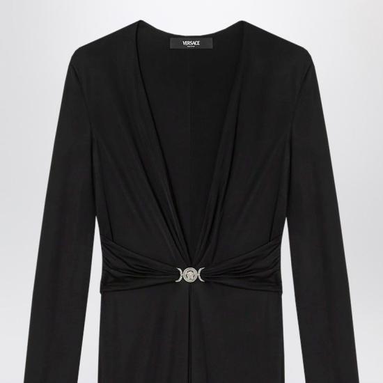 26SS 베르사체 미디 원피스 10226171A12497 1B000 BLACK - VERSACE