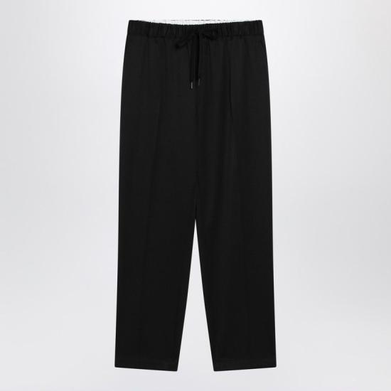 26SS MM6 메종마르지엘라 스트레이트 팬츠 S52KA0512M35153 900 BLACK