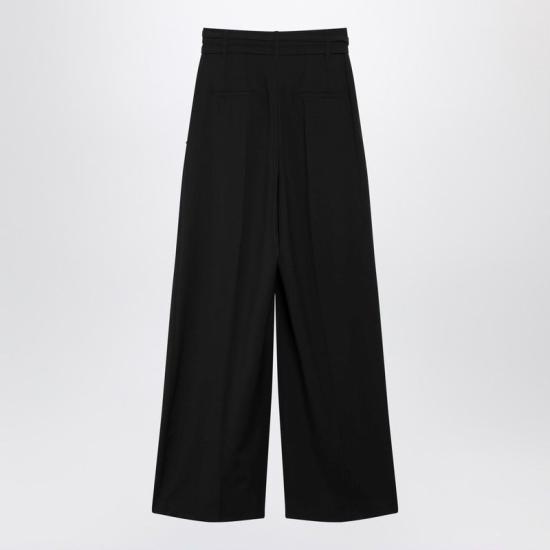 26SS 막스마라 스포츠막스 스트레이트 팬츠 SPXBAUTTACO 004 BLACK - MAX MARA SPORTMAX FASHION