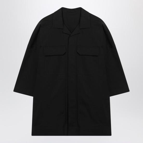 26SS 릭 오웬스 긴팔 셔츠 RU01F2298TE 09 BLACK