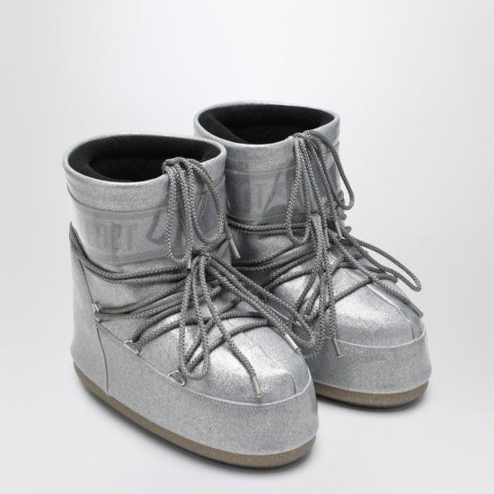 25FW 문부츠 아이콘 나일론 로우 부츠 80D1409440PL H001 METAL - MOON BOOT