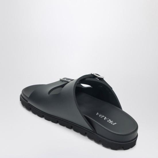 26SS 프라다 스트랩 슬라이드 1XX7920203LKK F0002 BLACK - PRADA