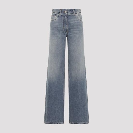 26SS 베르사체 스트레이트 팬츠 10230641A17046 1D800 BLUE - VERSACE