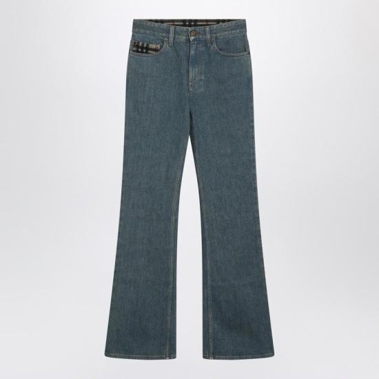 26SS 버버리 스트레이트 팬츠 8118501168016 A1322 BLUE