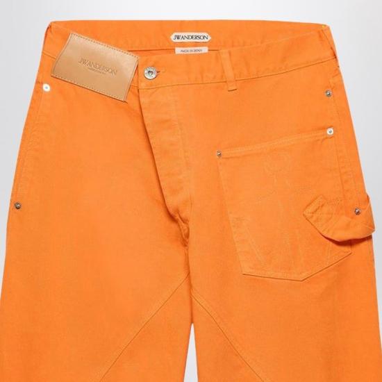 26SS JW앤더슨 스트레이트 팬츠 DT0127PG1933 433 ORANGE - JW ANDERSON