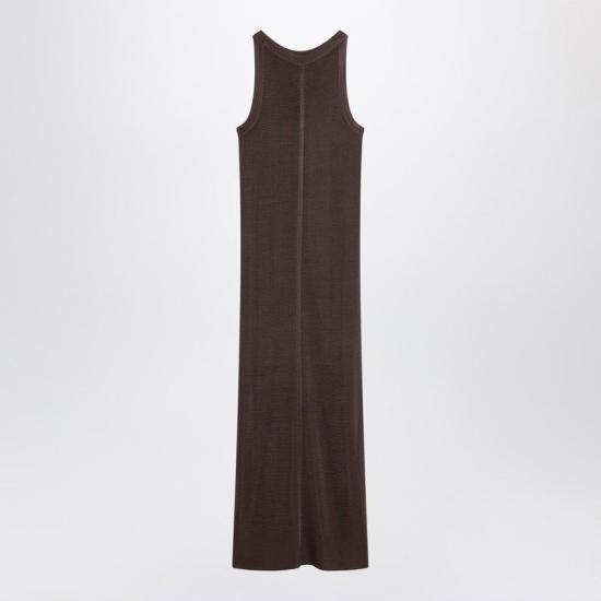 26SS 루루 드 세종 미디 원피스 PABLOVI BR BROWN