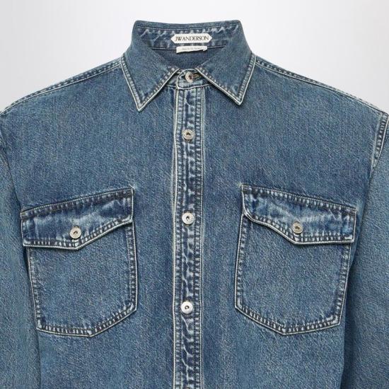 26SS JW앤더슨 긴팔 셔츠 DS0011PG1855 172 BLUE - JW ANDERSON