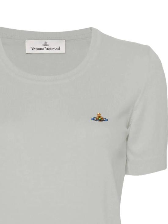 26SS 비비안웨스트우드 Bea 베아 니트 탑 1803002QY001A P403 GREY - VIVIENNE WESTWOOD