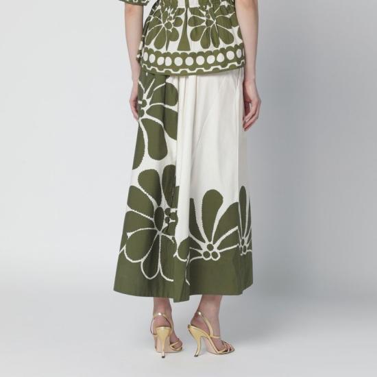 26SS 팜 리오 롱 스커트 350513CO 26083 GREEN - FARM RIO