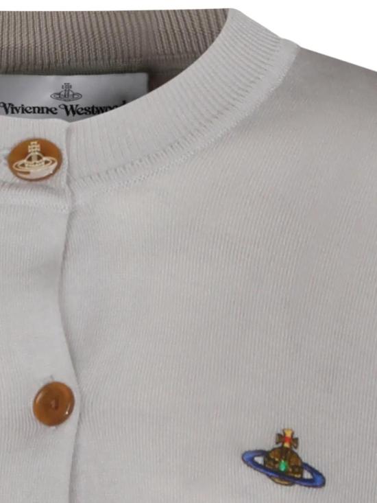 26SS 비비안웨스트우드 베아 크롭드 가디건 1803002UY001A P403 GREY - VIVIENNE WESTWOOD