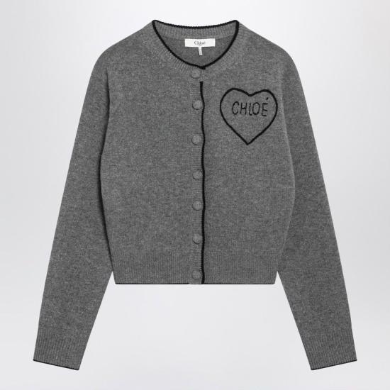 26SS 끌로에 스웨터 CH26SMC08710 012 GREY