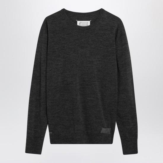 26SS 마르지엘라 울 블렌드 패치 스웨터 S50HL0057M13235 859F GREY