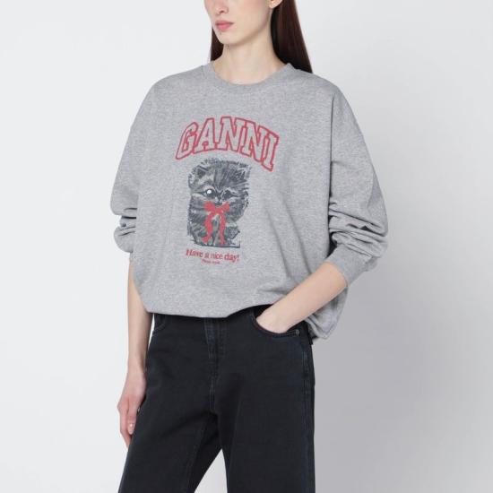 26SS 가니 키티 스웨트셔츠 A106001611032 920 GREY