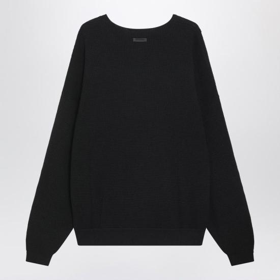 25FW 피어오브갓 스웨터 192HO256161F VB BLACK - FEAR OF GOD