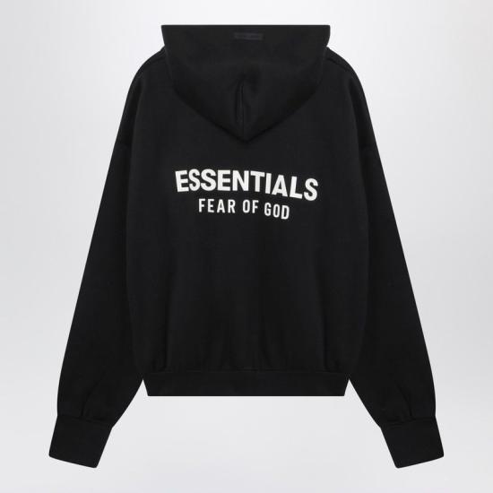 25FW 피어오브갓 후드 티셔츠 192AS252071F VB BLACK - FEAR OF GOD