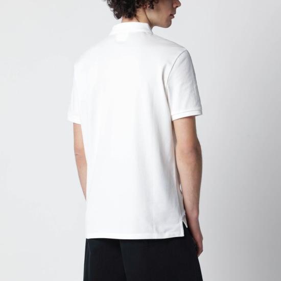 26SS 씨피 컴퍼니 스트레치 피케 숏슬리브 RCCMPL721A005263W 103 WHITE - C.P. COMPANY