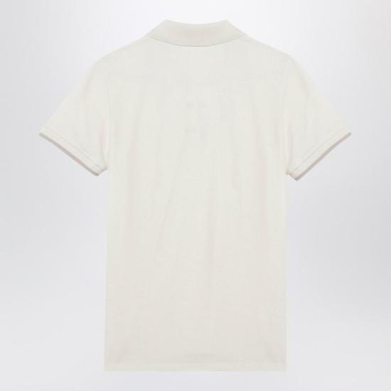 26SS 몽클레어 로고 패치 코튼 피케 폴로 셔츠 8A0000484720 034 WHITE - MONCLER