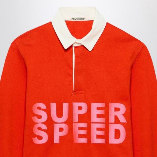 26SS JW앤더슨 반팔 티셔츠 JO0294PG1938 417 RED - JW ANDERSON